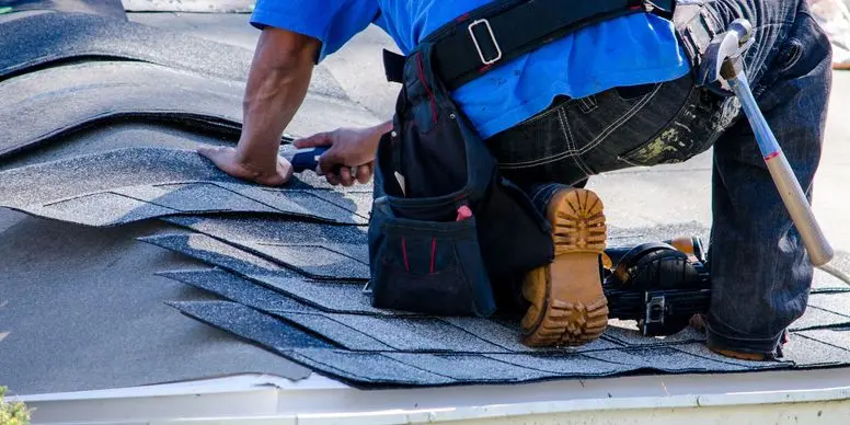 Highland Homes Roofing - Working on roof